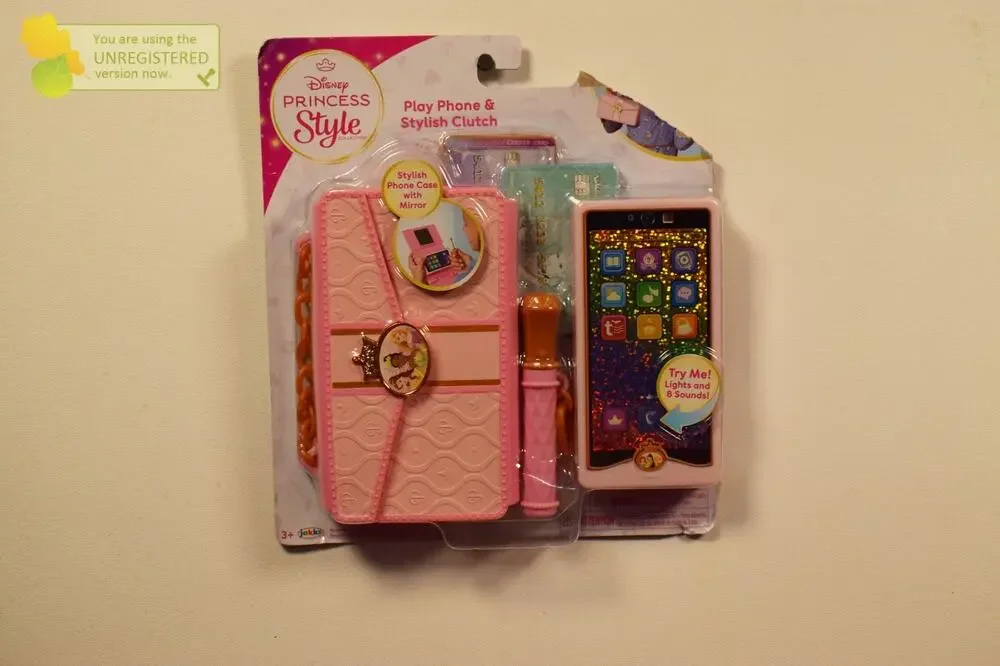 Disney Princess Style Collection Play Phone & Stylish Clutch#
